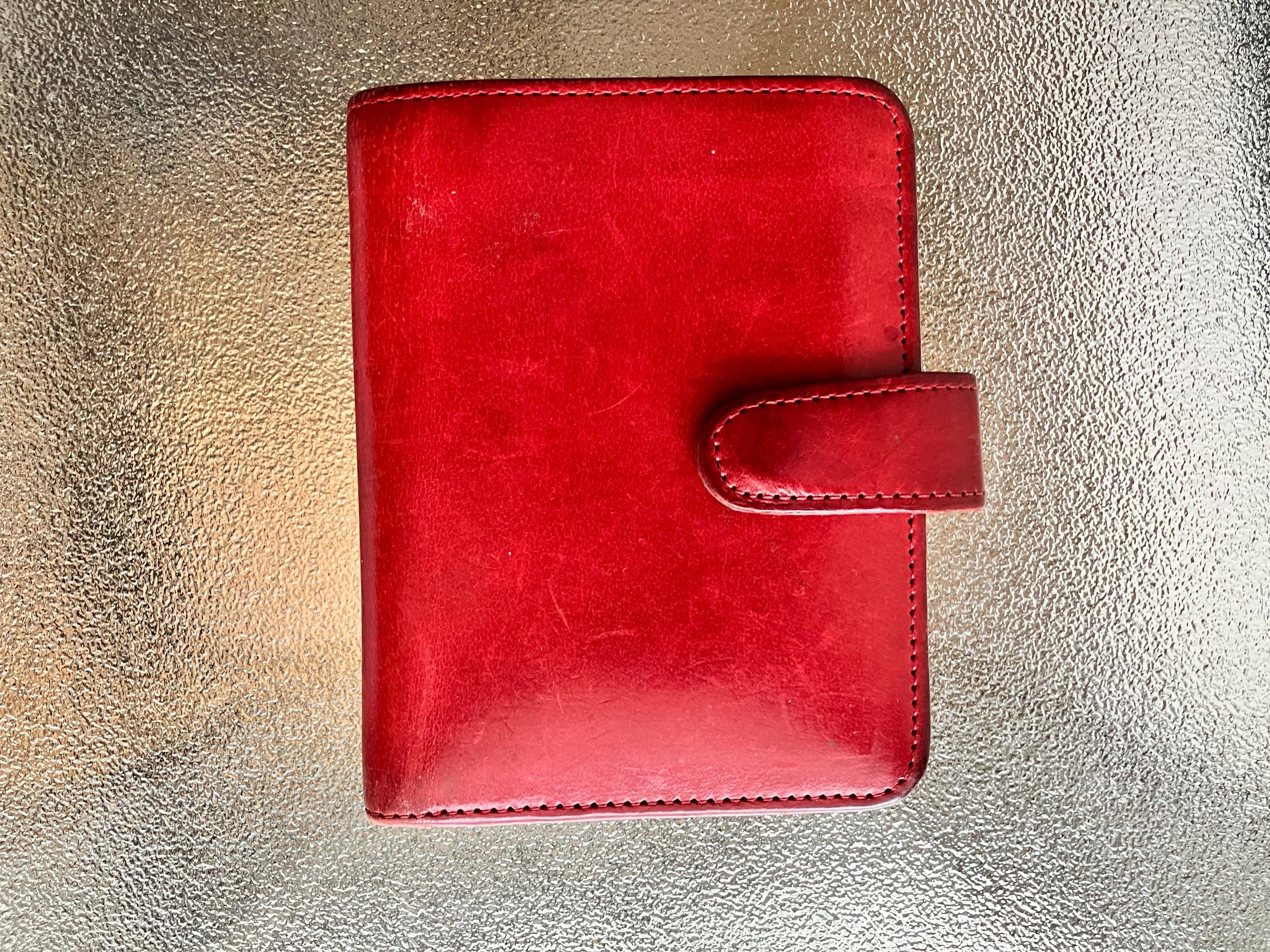 Vintage Coach Red Wallet - Etsy