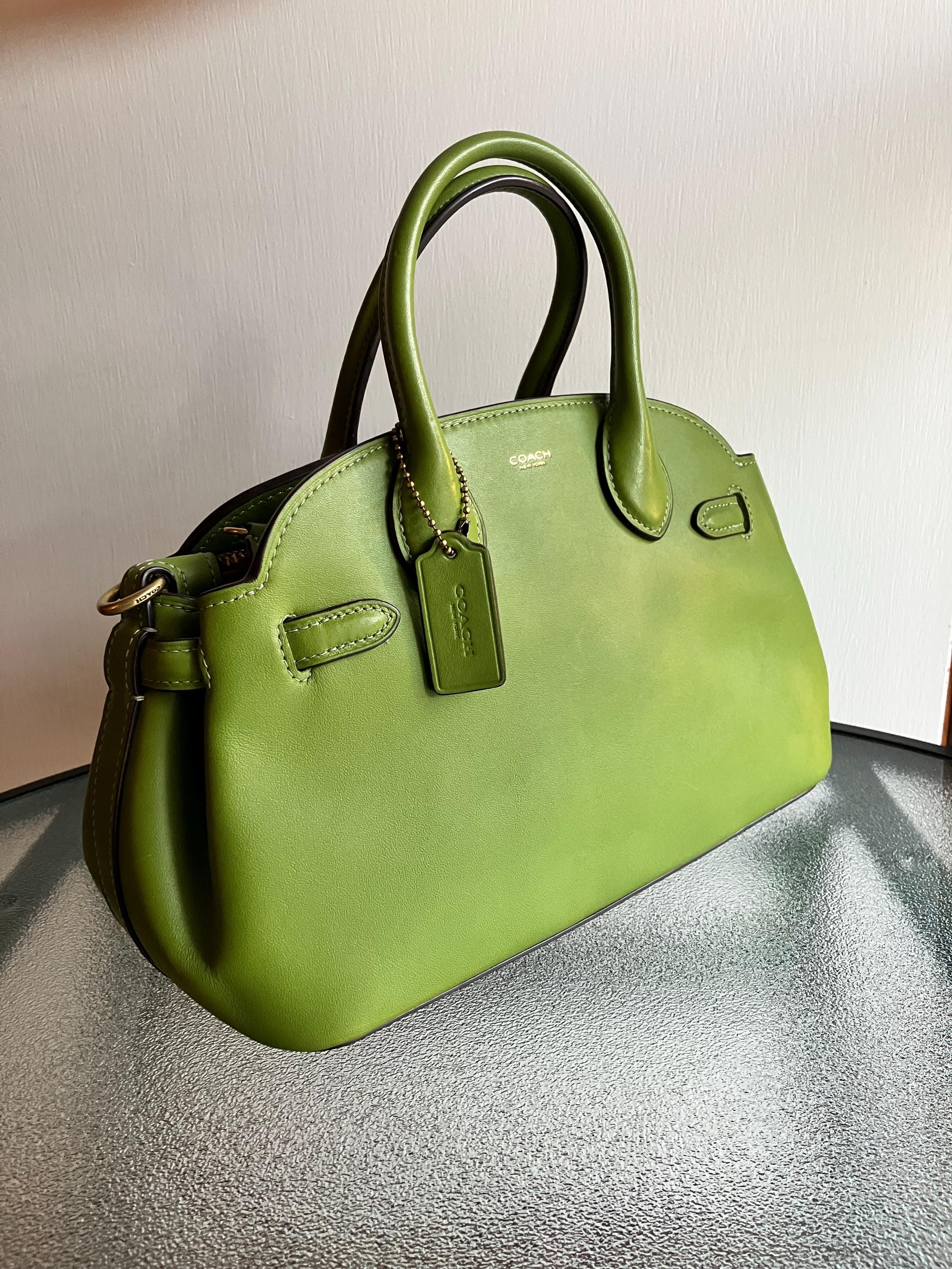 Vintage Coach Lime Green Bag - Etsy