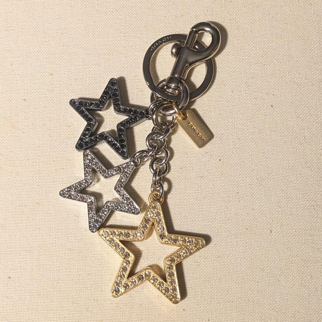 Coach Star Cluster Bag Charm Pavé Crystals - Etsy