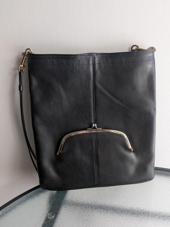 Vintage Coach Bonnie Cashin Foldover Tote Black Cartouche - Etsy