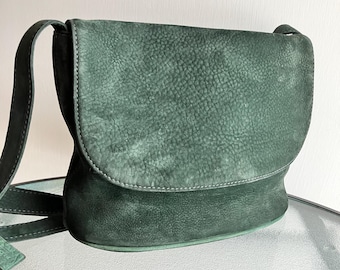 バッグ Vintage Coach XL Duffel Sac Leaf Green COACH Vintage XL Duffle Feed Sac Large Bucket Bag in Rare Leaf
