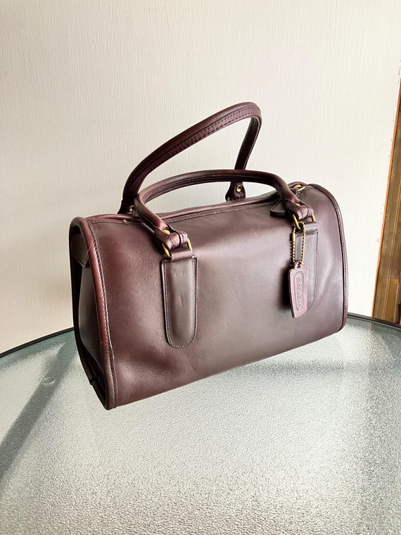 Vintage Coach Madison Satchel Bag 9725 Burgundy - Etsy