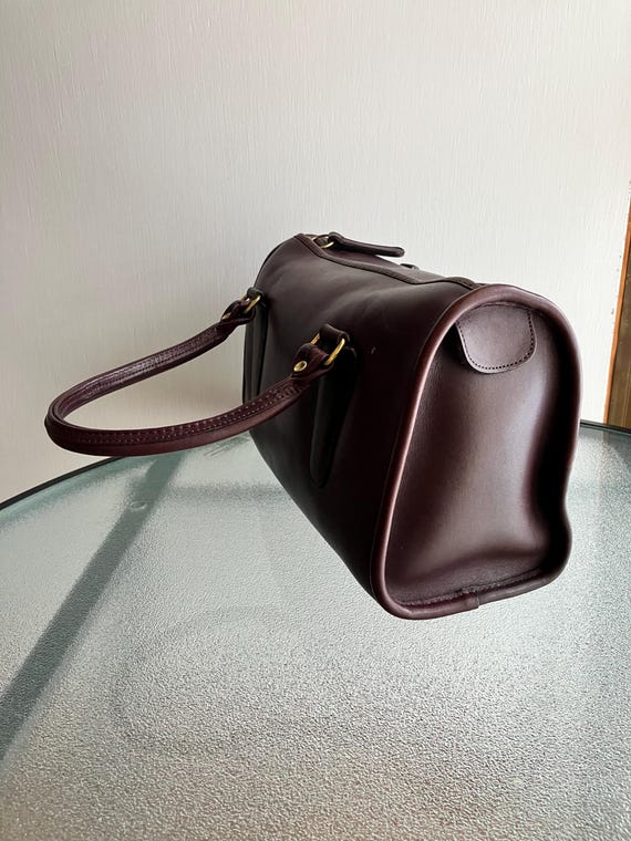 Vintage Coach Madison Satchel Bag 9725 Burgundy - Etsy