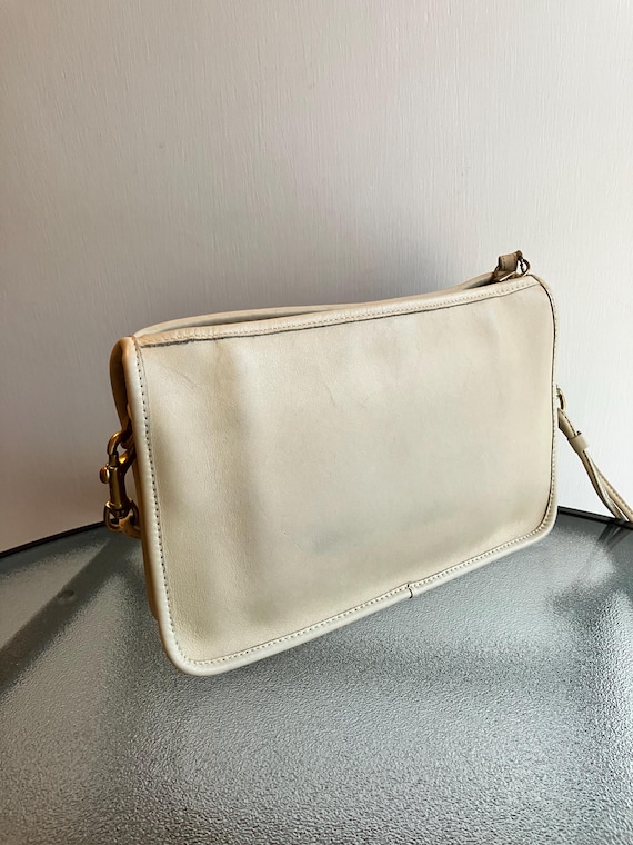 Vintage Coach Basic Bag 9455 Bone Shoulder Bag - image 4