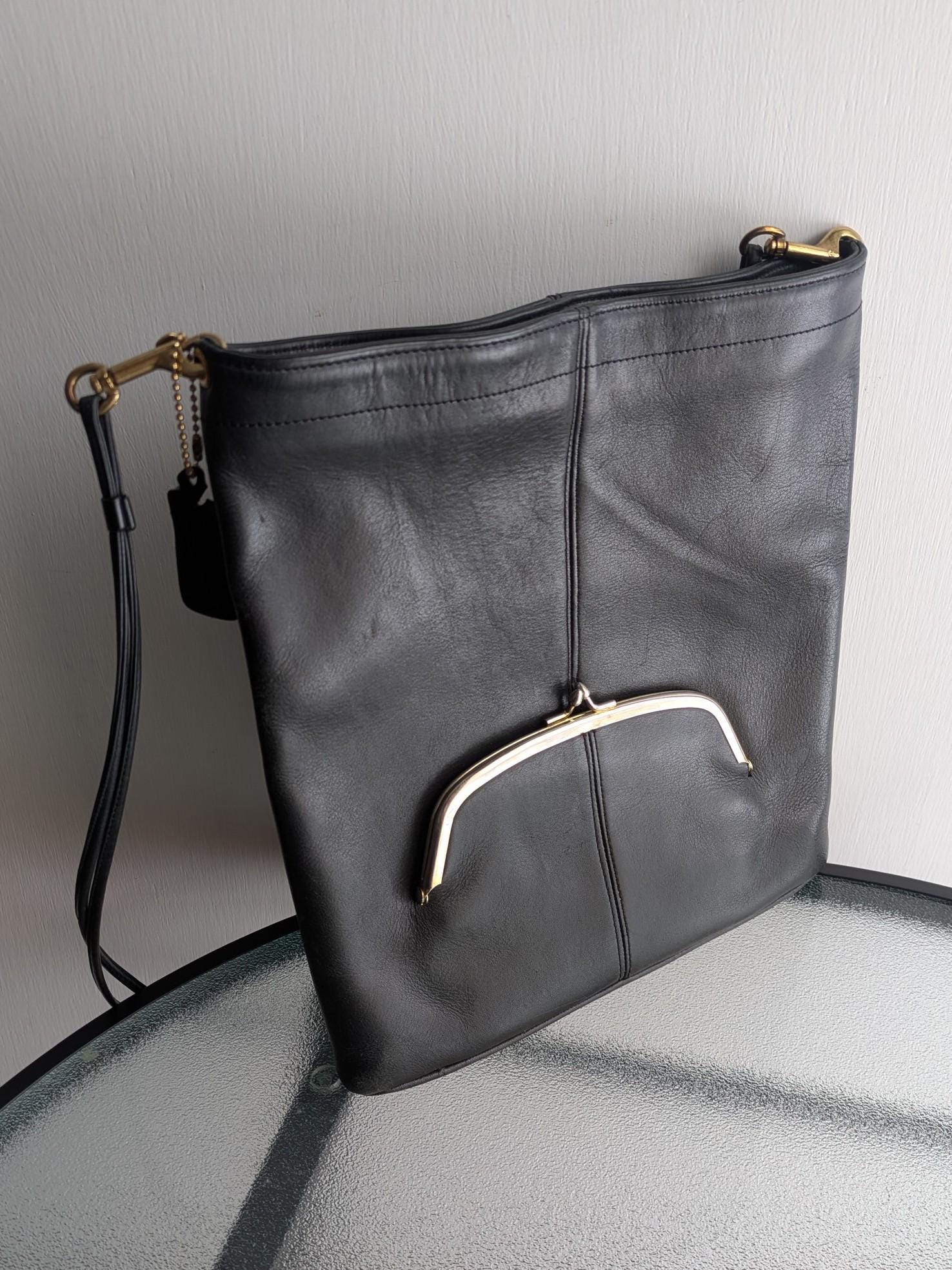 Vintage Coach Bonnie Cashin Foldover Tote Black Cartouche - Etsy