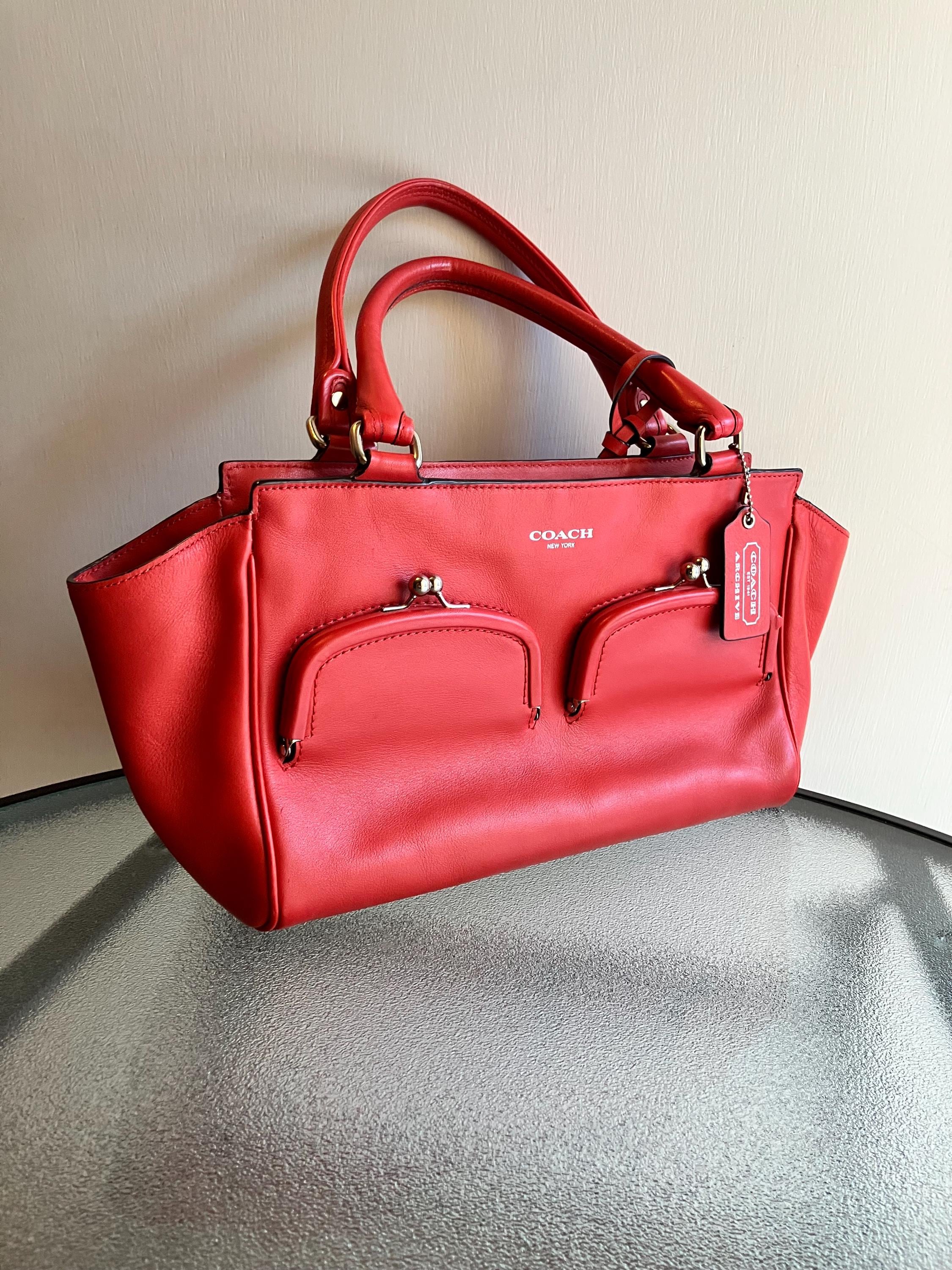 Coach Red Legacy - Etsy