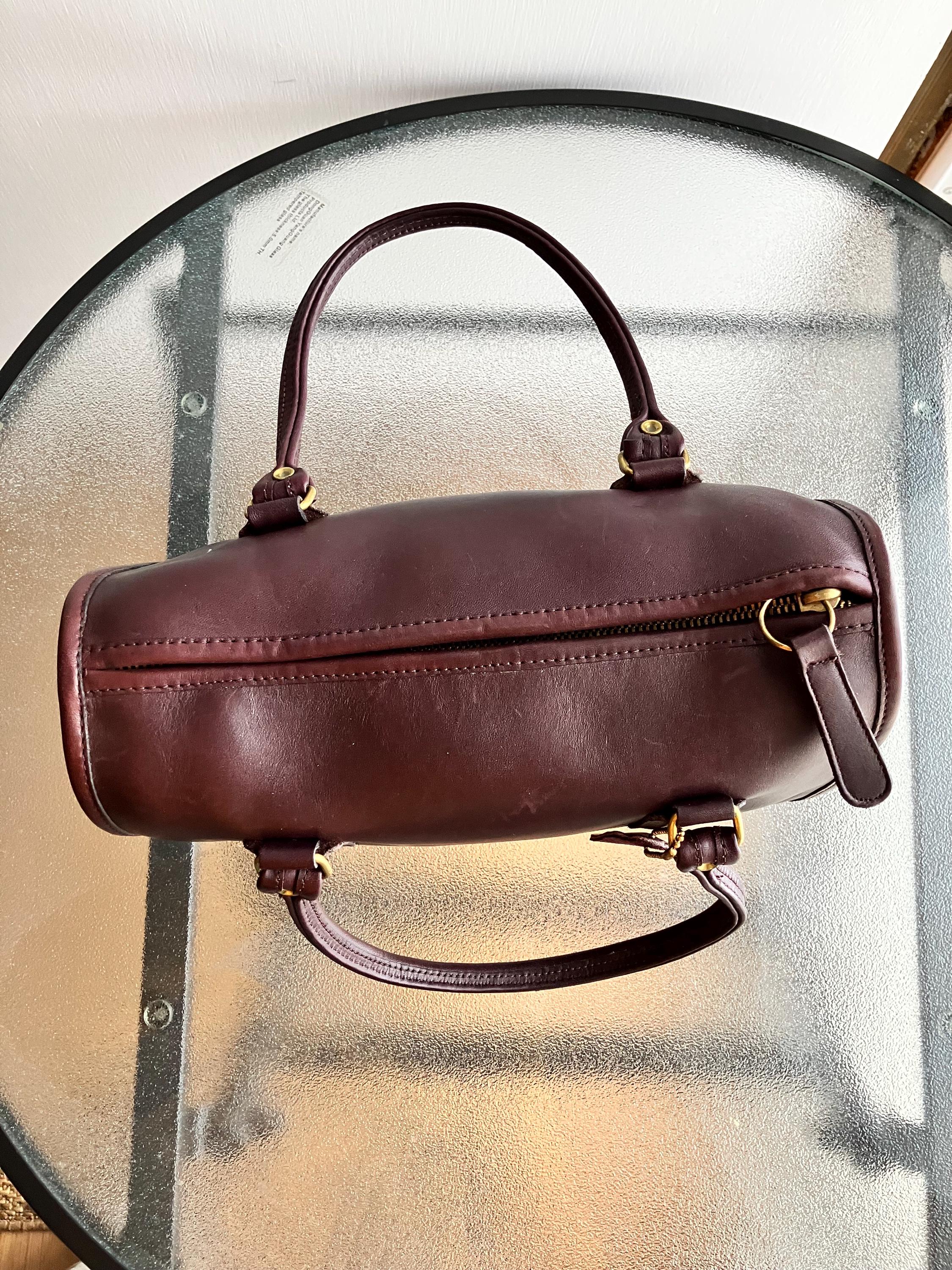 Vintage Coach Madison Satchel Bag 9725 Burgundy - Etsy