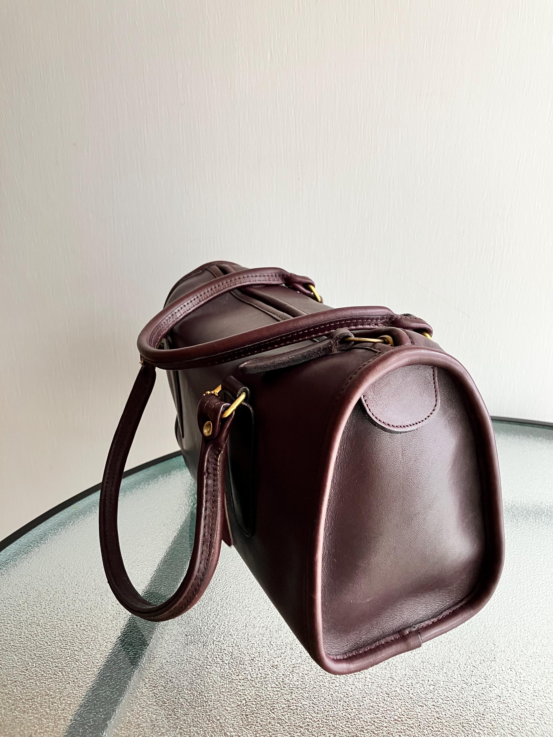 Vintage Coach Madison Satchel Bag 9725 Burgundy - Etsy
