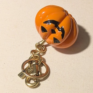 Vintage Coach Pumpkin Bag Charm CAF79 Orange - Etsy