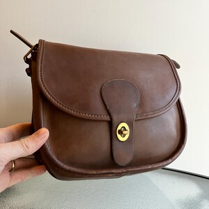 Vintage Coach Saddlery Bag 9535 Tabac Brown Crossbody - Etsy