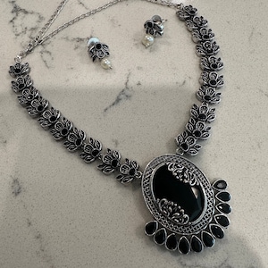 Black Metal Jewelry Etsy