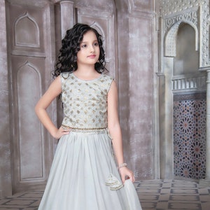 Size 32 | 10-13 year old girls | Exquisite Lehenga Choli Sets for Little Girls | girls lehenga choli | sequin work lehengas for kids