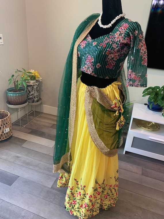Gorgeous sequin lehenga set | lehenga online | party wear lehenga