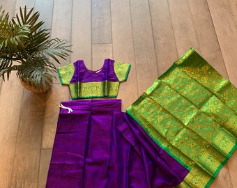 Pattu Half Saree Etsy Uk