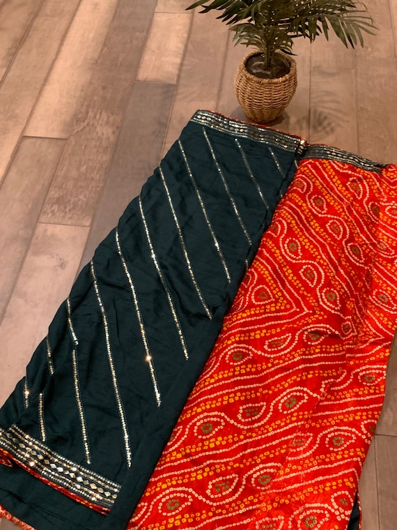 Latest party wear saree with sequin work all over the saree