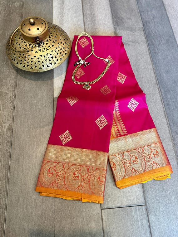 Silk mark certified kanjivaram silk saree | pure kanchi pattu saree online shopping usa | Kanchipuram silk | ethnic | silk mark | navratri