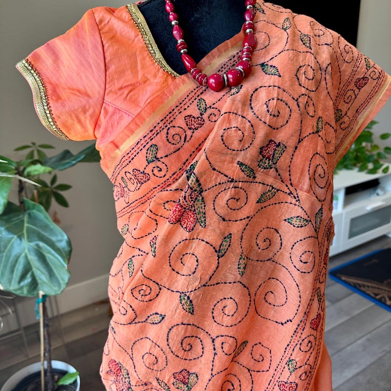 The Mastani Sunset Linen Saree