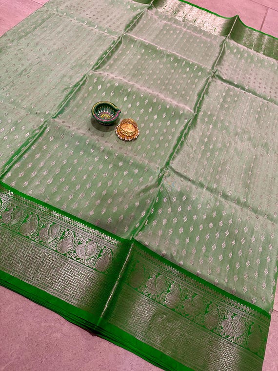 Venkatagiri pure silk saree | Venkatagiri pattu online shopping usa | Handwoven, pure venkatgiri silk saree | Diwali | Silver zari saree