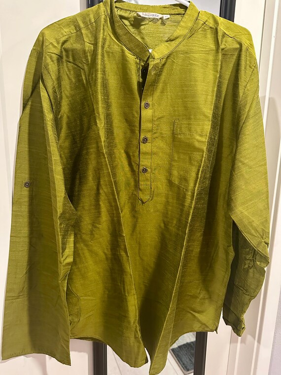 Silk cotton festive mens kurta | mens Kurta online shopping usa | ethnic kurta for men | ethnic indian mens top | ethnic mens shirt usa