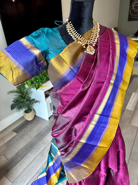 Size 38-44 inches stitched blouse | pure silk, light weight kanjivaram silk saree online shopping usa | kanchi pattu sarees online usa