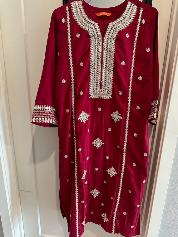 Size XL/2XL | Roman silk salwar suit set with beautiful embroidery and zardosi work | salwar suits online shopping usa | ethnic | Diwali