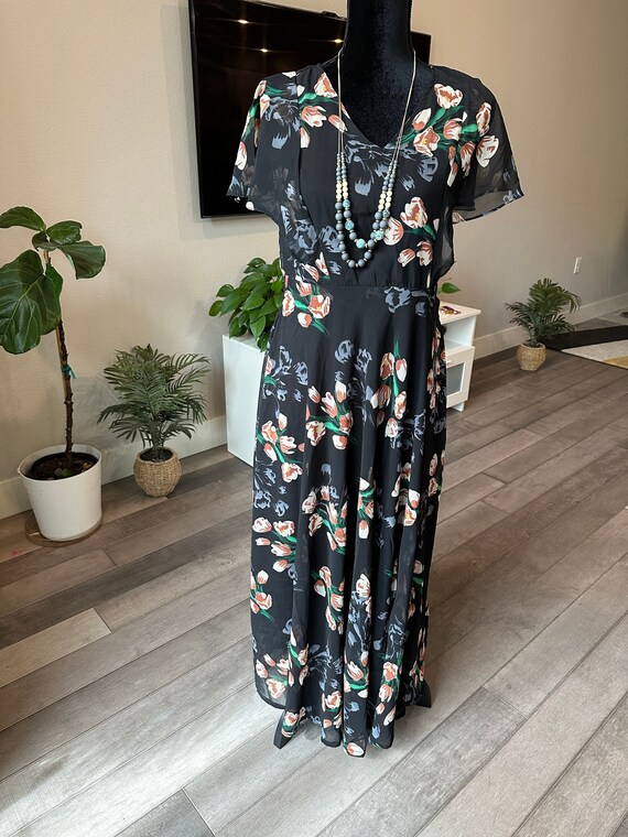 Size M : Beautiful, spring themed georgette dresses | floral print dresses online shopping usa | spring dresses for women 2024 | floral