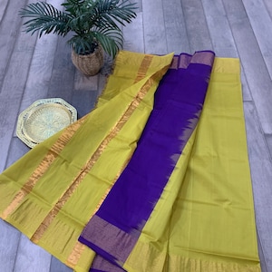 Uppada Half n Half Style Silk Cotton Saree