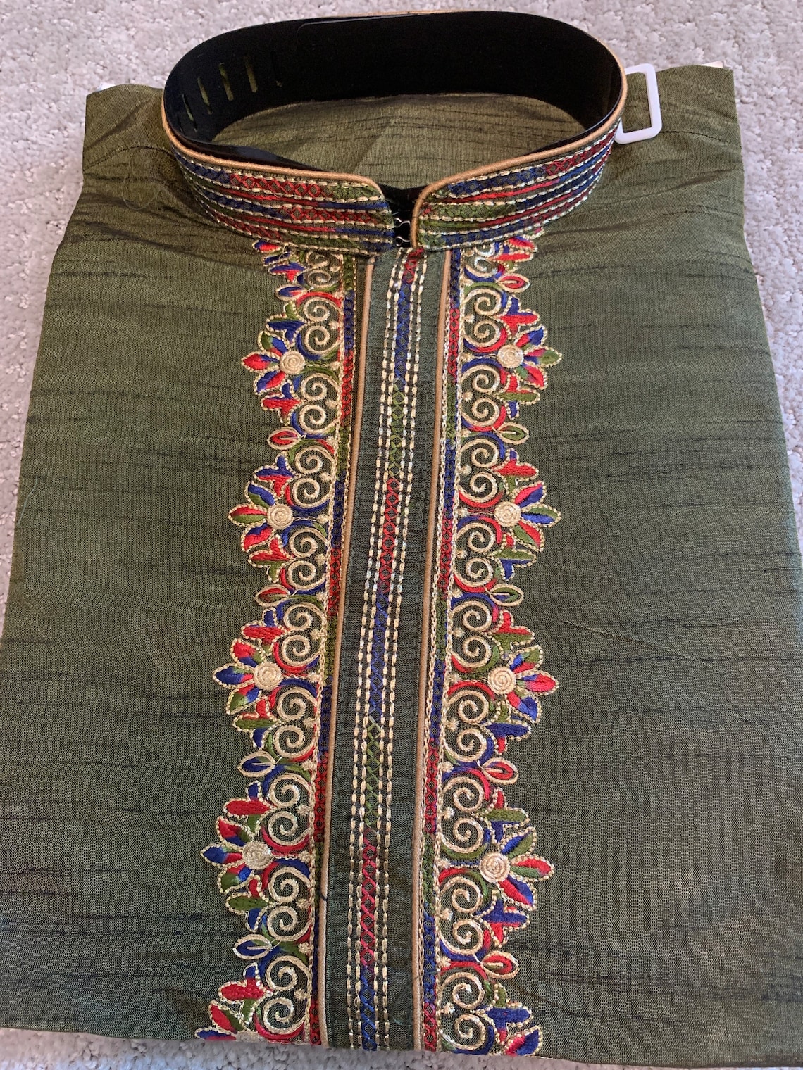Boys Wine & Black Geometric Print Kurta with Solid Pajama Set - 2 Piece Festive Ethnic Wear main image 1