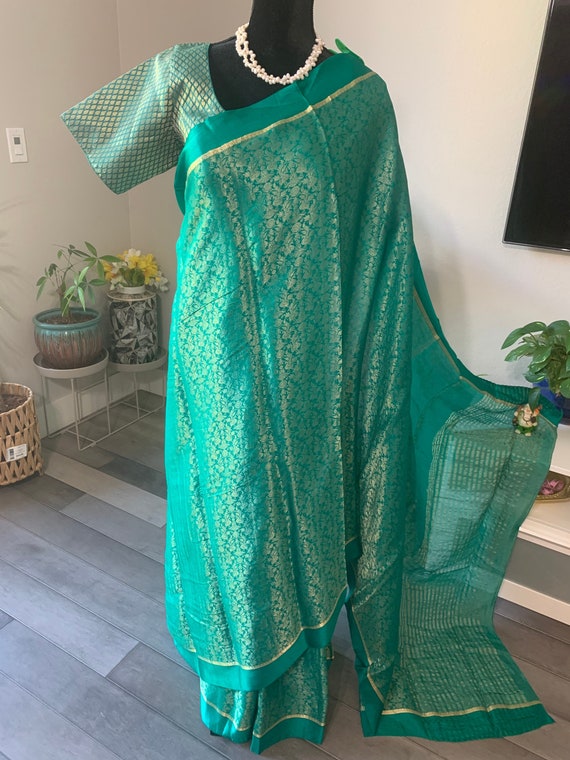 40 - 44 size adjustable fully stitched blouse | Silk Mark Certified Mysore Tissue Crepe Saree | pure mysore silk saree