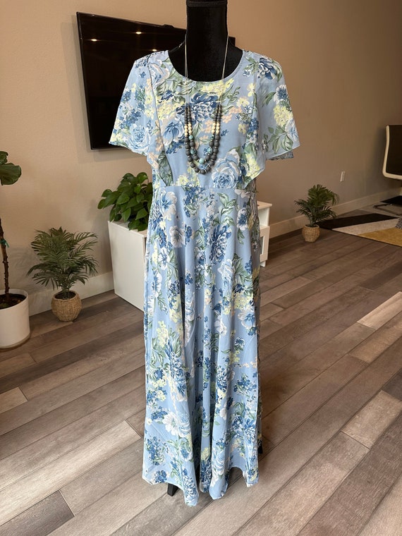 Size L : Beautiful, spring themed georgette dresses | floral print dresses online shopping usa | spring dresses for women 2024 | floral