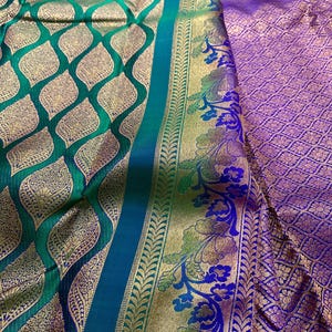 Silk mark pure kanjivaram silk saree | wedding saree | kanchi pattu sarees online shopping usa | kanchipuram silk saree online | green saree image 10