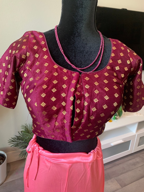 Size 36-40 adjustable fully stitched readymade blouse