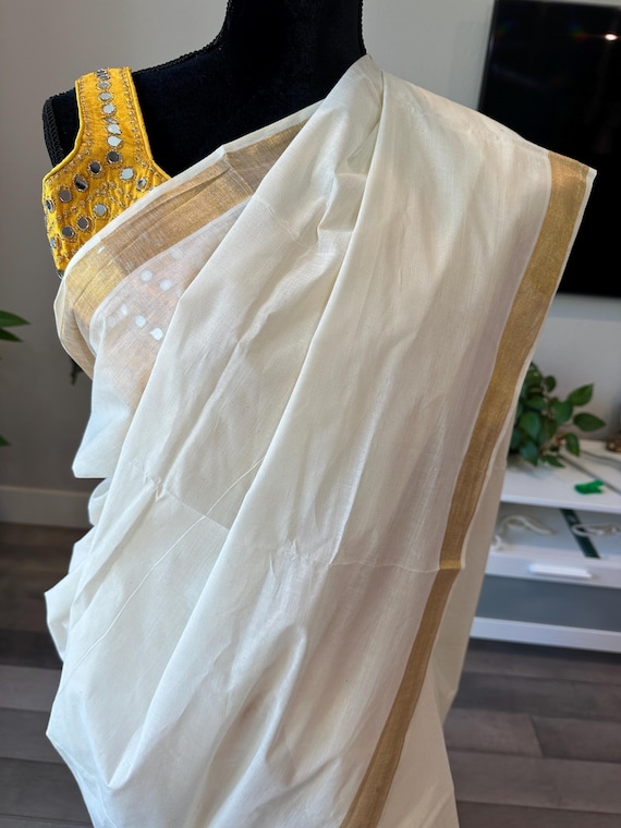 Kerala Kasavu saree  | Kerala sarees online shopping usa | Kerala cotton sarees | Indian ethnic sarees | nam sarees online