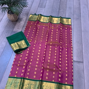 Grand, silk mark certified kanchi pattu saree with Beautiful Mango Border | kanchi pattu online | kanchipuram pattu