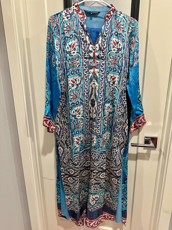 Size XS - S modal silk salwar suit with ajrakh prints | party wear salwar suit set | ethnic indian dress online shopping usa | Indian Kurti