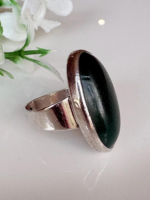 Vintage, N.E. From solid Sterling Silver ring wit… - image 17