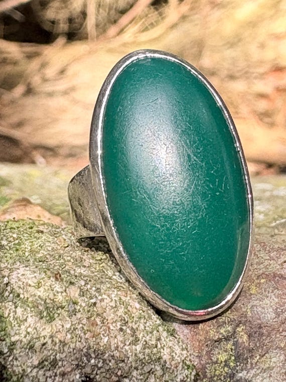 Vintage, N.E. From solid Sterling Silver ring wit… - image 2