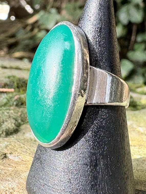 Vintage, N.E. From solid Sterling Silver ring wit… - image 16