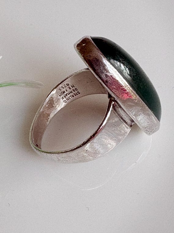 Vintage, N.E. From solid Sterling Silver ring wit… - image 3