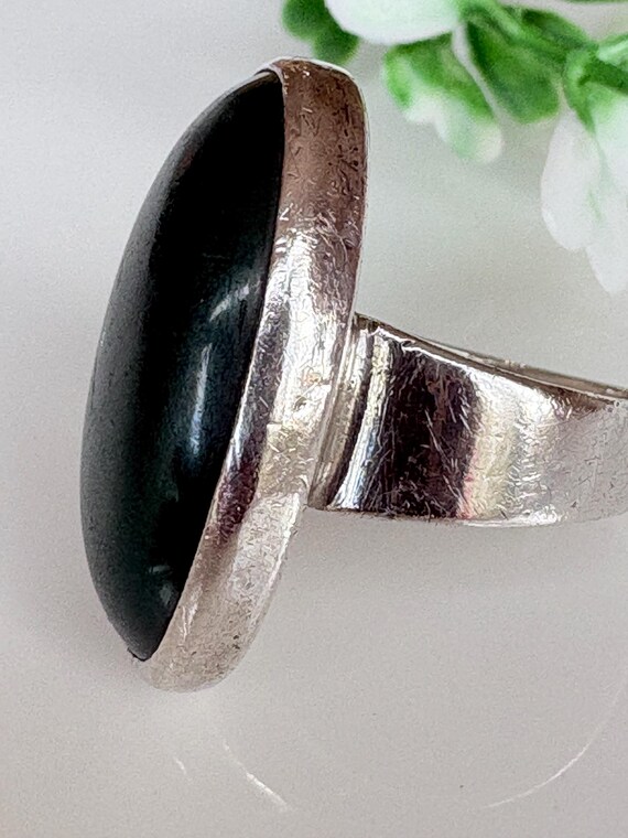 Vintage, N.E. From solid Sterling Silver ring wit… - image 11