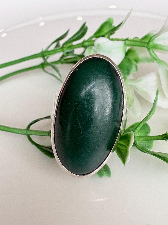 Vintage, N.E. From solid Sterling Silver ring wit… - image 6