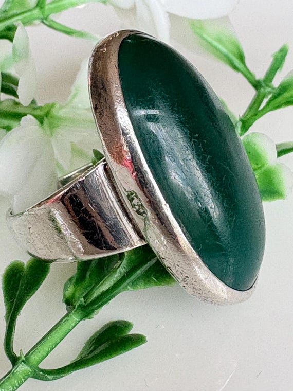 Vintage, N.E. From solid Sterling Silver ring wit… - image 19