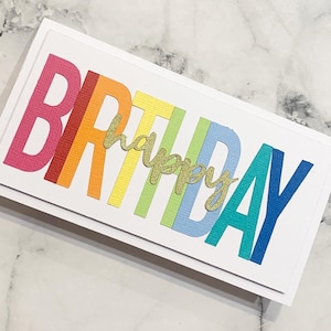 Birthday Card - Personalised Card - Cards For Birthday- Handmade Card