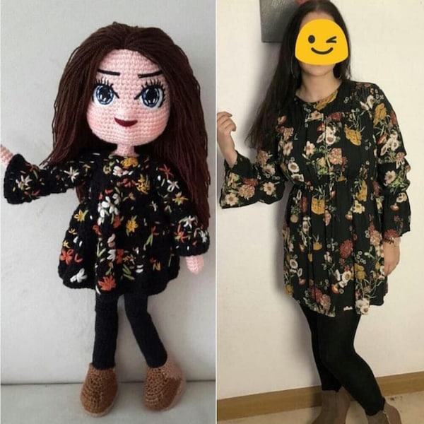 Custom Plush Doll Etsy