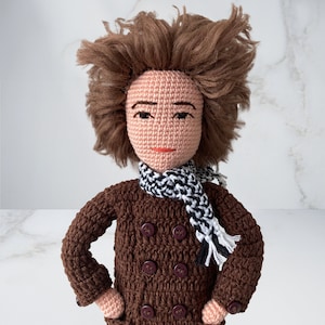 Bob Dylan Crochet Doll Handcrafted Amigurumi Figure zdjęcie 2