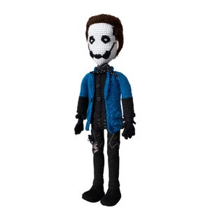 Papa Emeritus Tribute - Customizable Posable Handmade Amigurumi - Ghost - Tobias Forge Tribute
