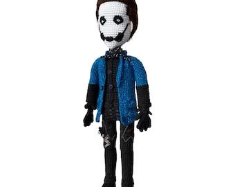 Papa Emeritus Tribute - anpassbare Posable handgemachte Amigurumi - Geist - Tobias Forge Tribute