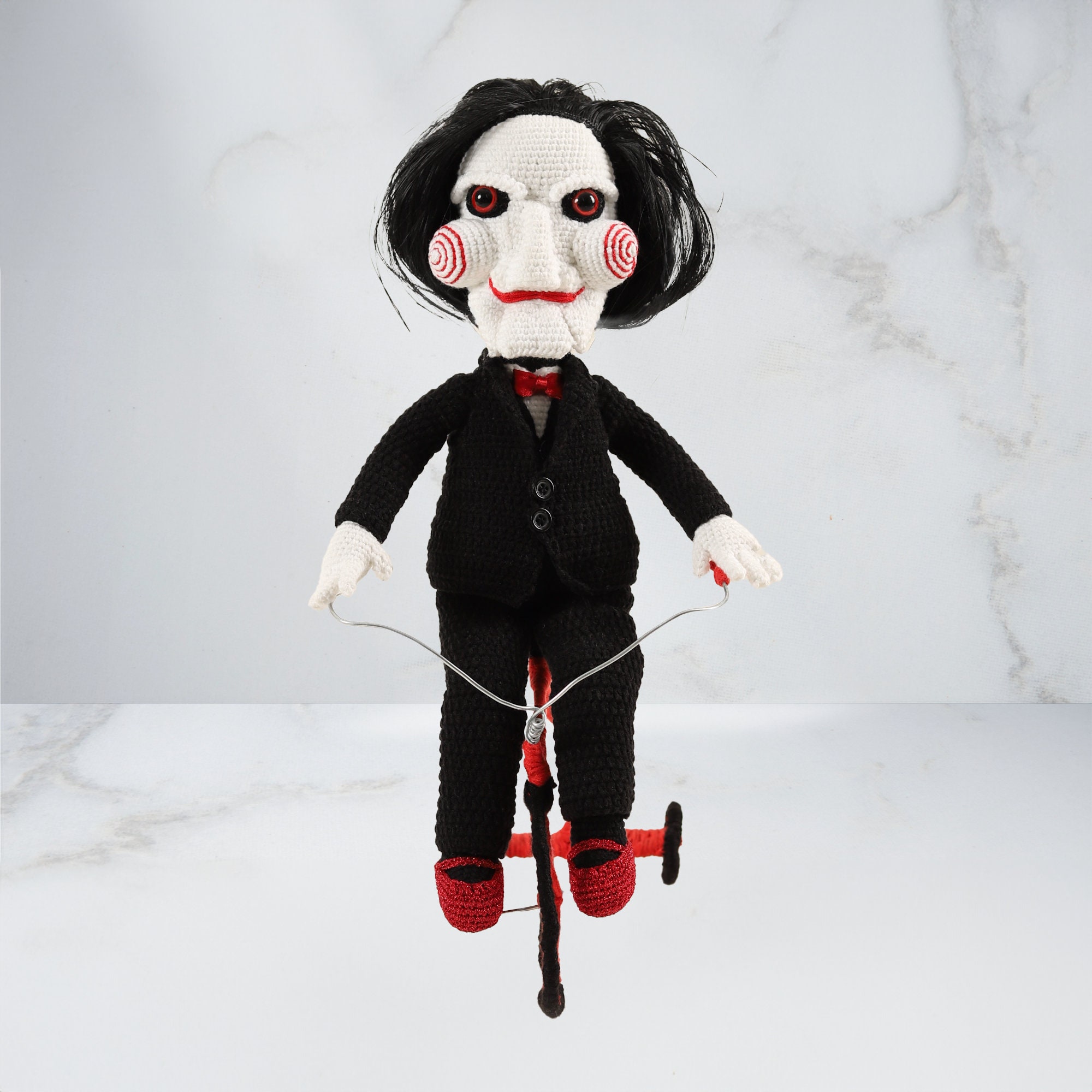 Handmade Crochet Billy Puppet Doll: Saw Movie Collectible - Etsy