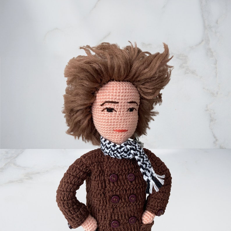 Bob Dylan Crochet Doll Handcrafted Amigurumi Figure zdjęcie 7