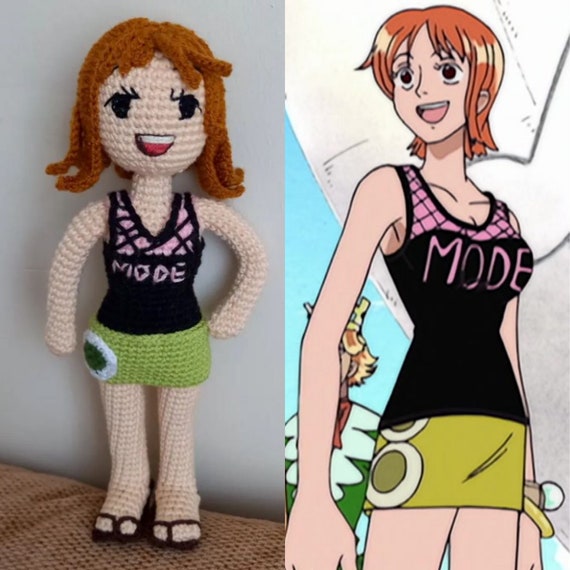 Nami - One Piece Handmade Crochet Doll Action Figure Amigurumi - Etsy